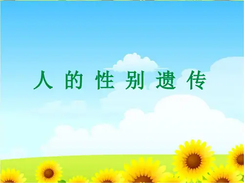 人教版八年级生物下册  第四节-人的性别遗传(共44张PPT)