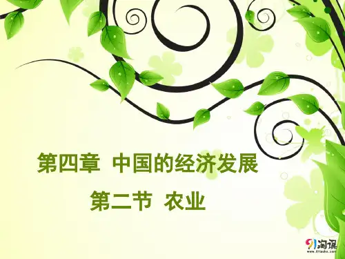 课件11：4.2农业
