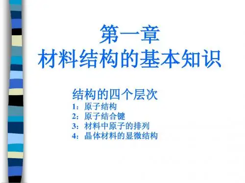 材料结构