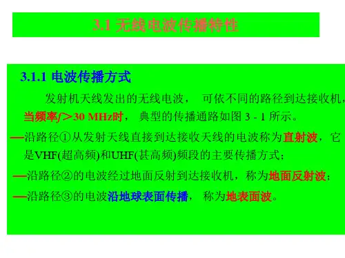 第3章移动信道的传播特性