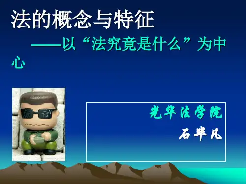 法的概念与特征