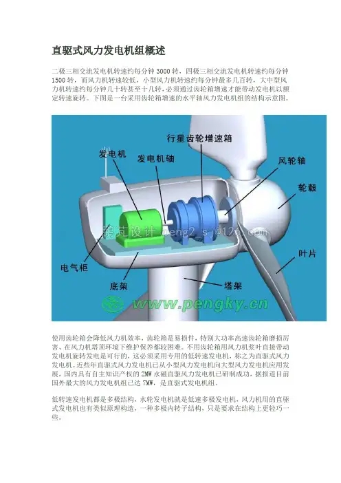 直驱式风力发电机组概述(来自lsaac空间站)