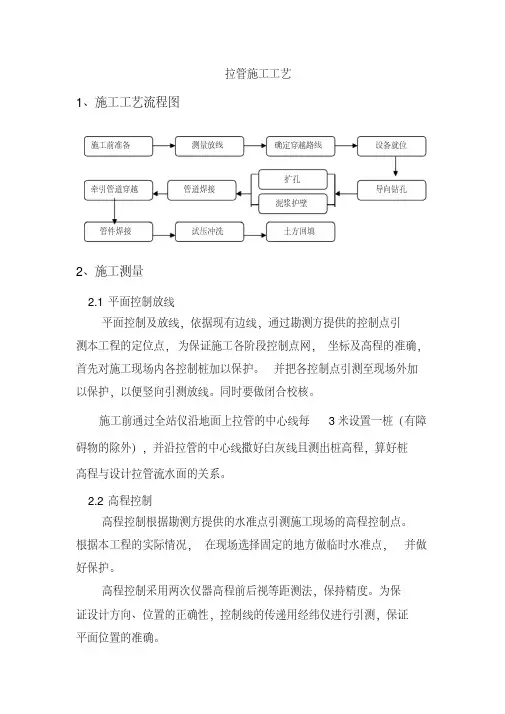 (完整版)拉管施工工艺