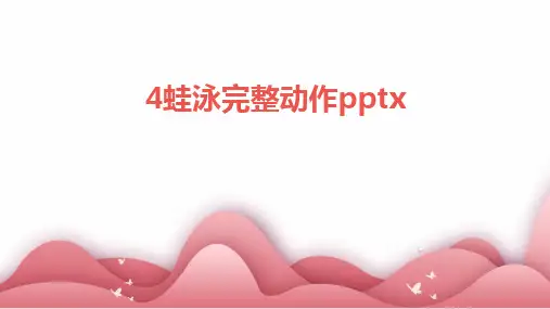 4蛙泳完整动作pptx