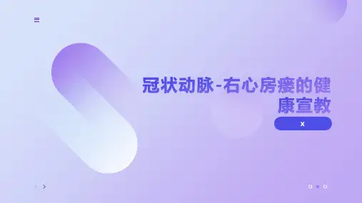 冠状动脉PPT课件