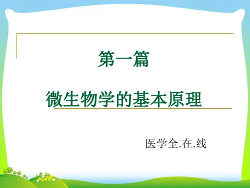 微生物的生物学性状-医学课件