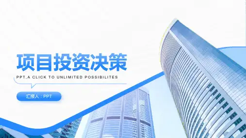 项目投资决策课件