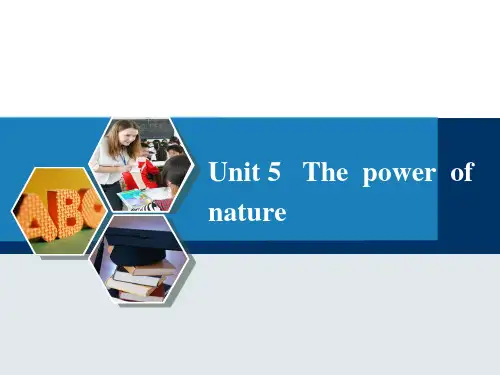 人教版高中英语选修6 Unit5精品复习课件