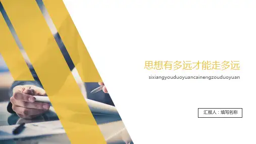 新版简约商务风工作通用模板