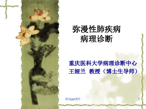 弥漫性肺疾病的病理诊断ppt课件
