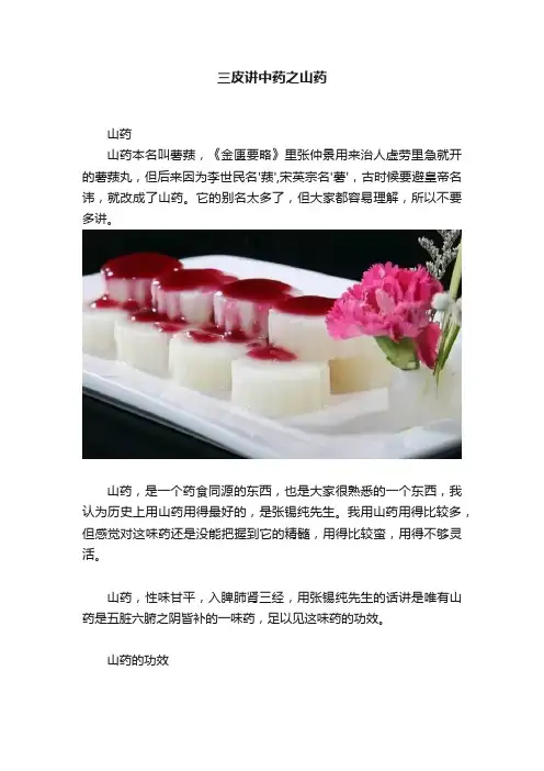 三皮讲中药之山药