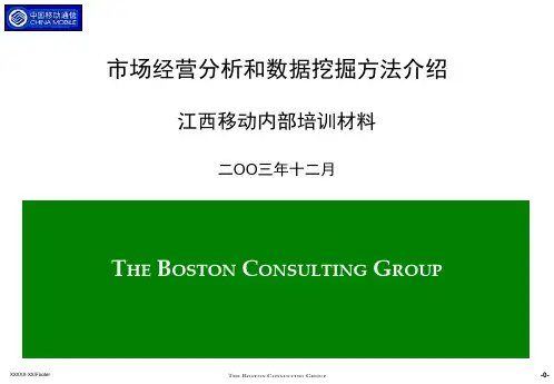 BOSS数据分析培训19页PPT