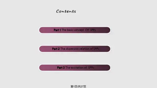 表面等离激元基础PPT课件