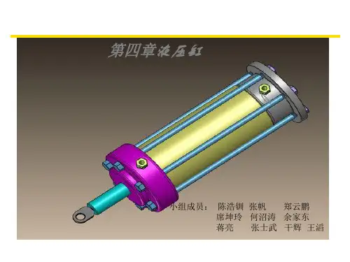 液压缸小组讲解(ppt文档可编辑修改)