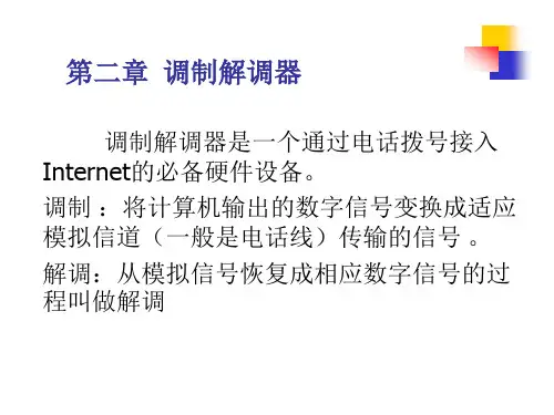 第02章  调制解调器