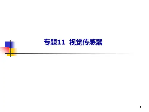 专题11 视觉传感器PPT课件
