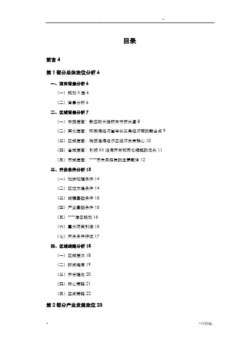 开发区发展战略规划