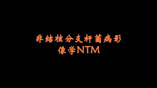 非结核分支杆菌病影像学NTM
