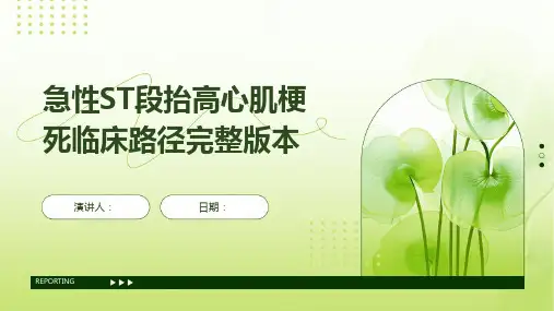急性ST段抬高心肌梗死临床路径完整版本