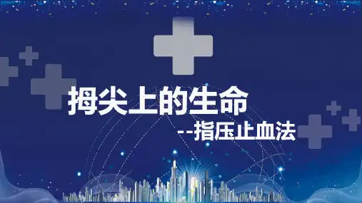 指压止血法基础