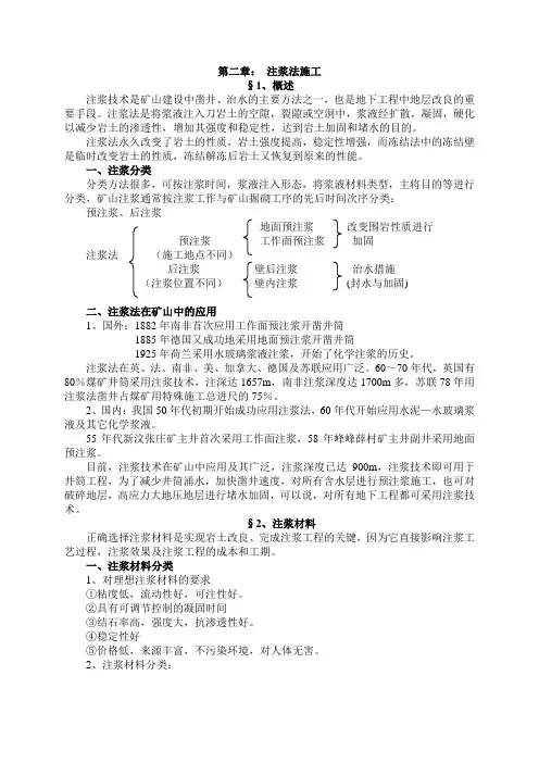 第二章： 浆法施工