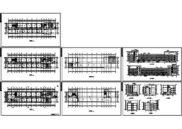 某小学施工及设计方案全套CAD图纸