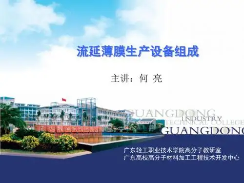 流延薄膜生产设备组成.