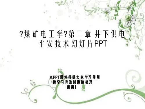 《煤矿电工学》第二章 井下供电安全技术幻灯片PPT