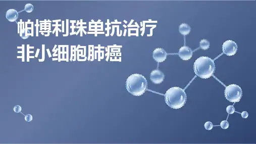 帕博利珠单抗治疗非小细胞肺癌