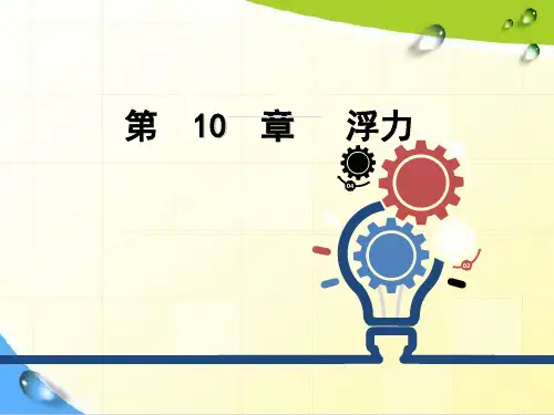 人教版八年级物理下册第十章《浮力》复习课  课件(共22张PPT)