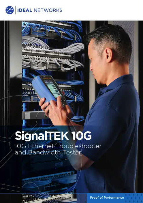 SignalTEK 10G 10G Ethernet Troubleshooter and Band