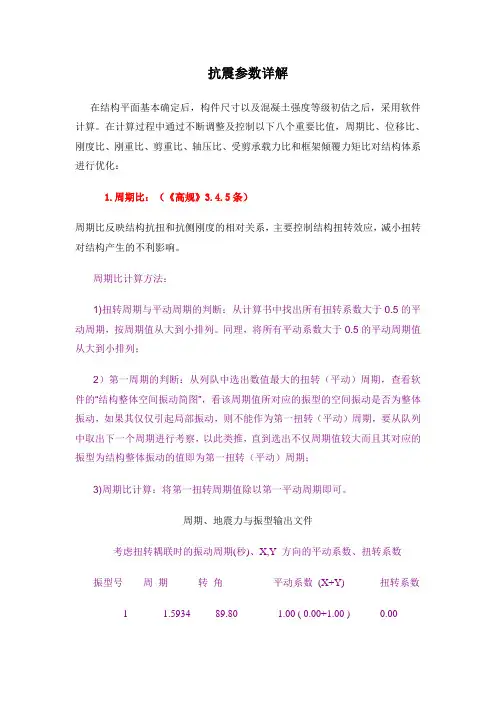 PKPM参数