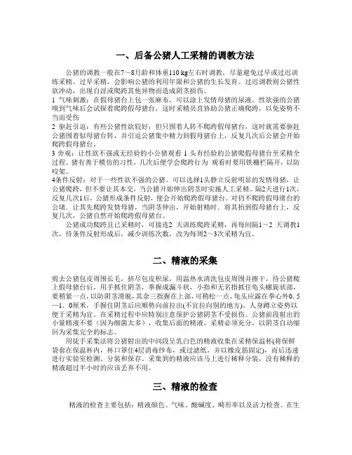 人工授精操作说明