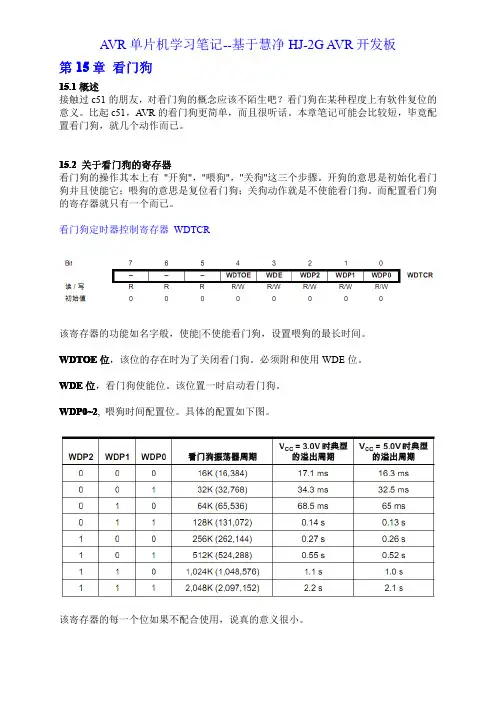 15-看门狗实验