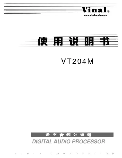 VINAL 数字音频处理器 说明书