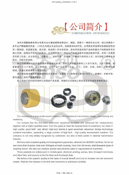 精密连轴器(上)