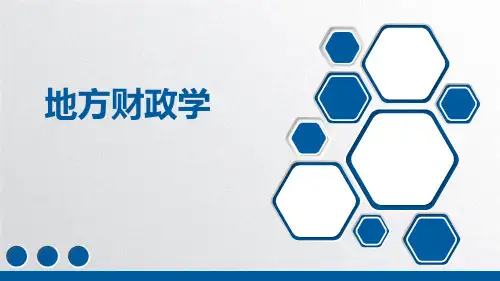 第1章  导论  《地方财政学》