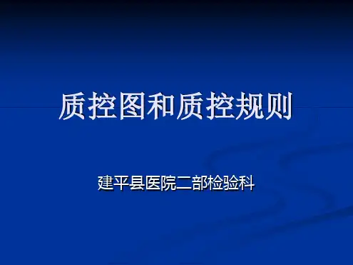 质控图和质控规则