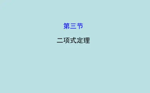 高三数学总复习课件-二项式定理