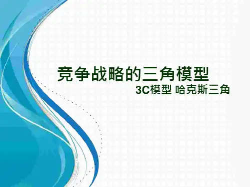 竞争战略的三角模型(ppt62页)