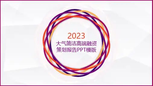 通用融资路演商业计划书工作总结汇报PPT模板14
