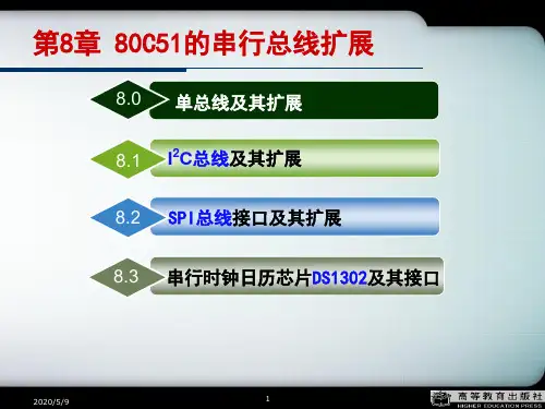 第8章80C51的串行总线扩展