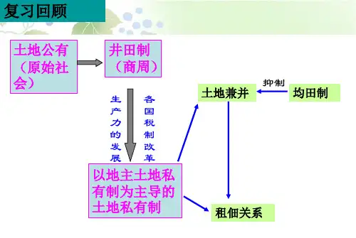 第4课中国古代的土地制度