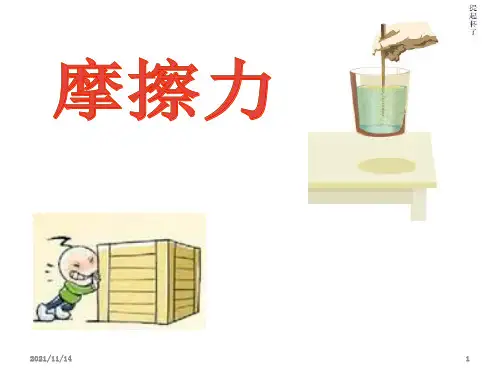 高一物理人教版摩擦力说课讲课PPT(1)