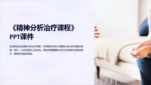 《精神分析治疗课程》课件