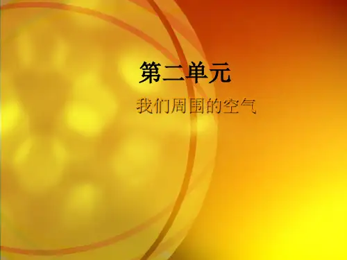 初中化学九上 2.1 空气 第二课时课件