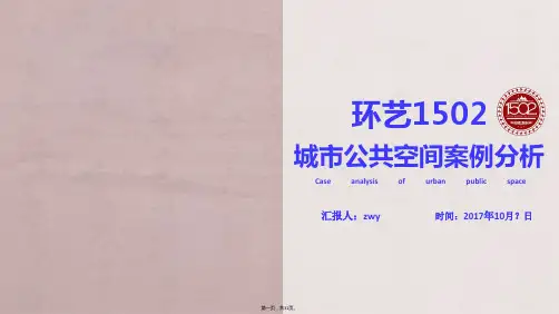 国内外城市公共空间案例分析