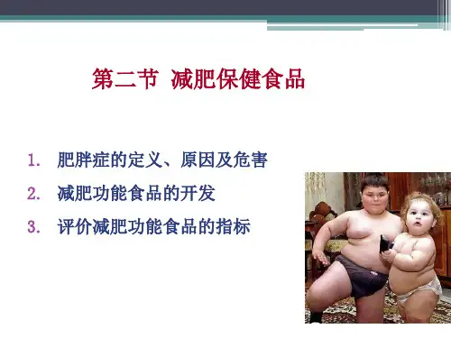 减肥保健食品PPT课件