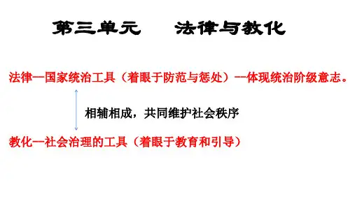 专题07 中国古代法治与教化-【微专题】2023年高考历史