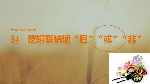 2018学年高中数学北师大版选修2-1配套课件：第一章 常用逻辑用语 第一章 4 精品